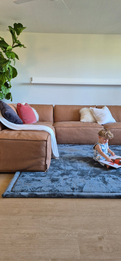 Charcoal Snuggle Play Mat